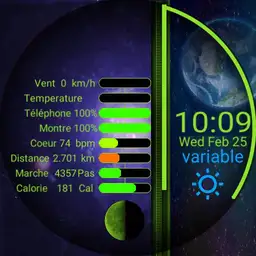 ESPACE WARNING batterie alien 2 lampe
