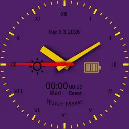 Roman analog clock