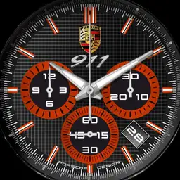 Porsche motorsport Orange