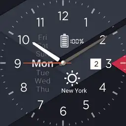 Blu-Palermo watch face