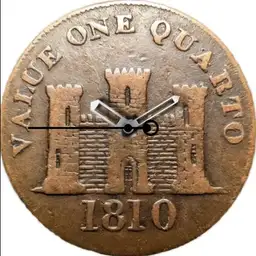 Copper, Gibraltar, Quarto Real, 1810