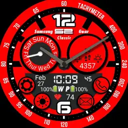 Multi Function for Gear S2 Red
