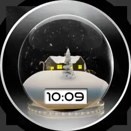 Christmas snow ball