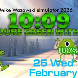 Mike Wazowskis watch romp