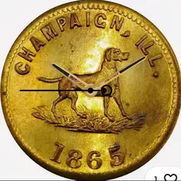 Brass, Saloon Token, 1865