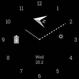 minimalistic analog watchface Copy