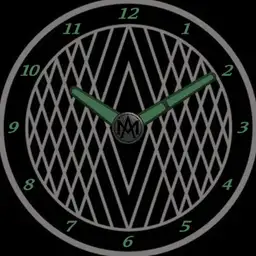 Aston Martin Diamond silver/green