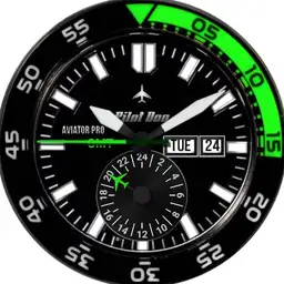 Pilot Dog Aviator Pro GMT Analog - Digital Chrono 18