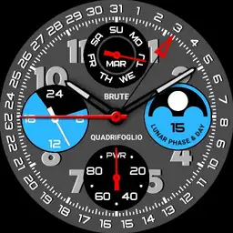 Brute QUADRIFOGLIO Perpetual Calendar Moonphase Watch