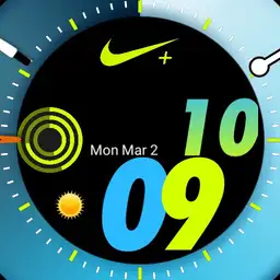 Nike Apple watch blue