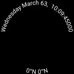 Day, Date, 24hr Digital, Latitude/Longitude