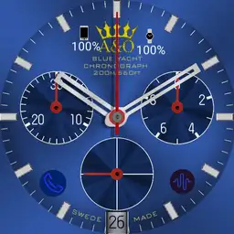 blue yacht watch