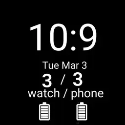 simple watch face round #3