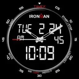 T56371 Ironman Timex white on black