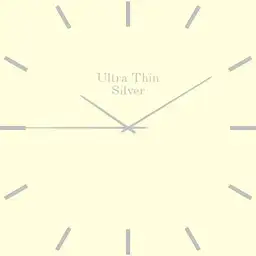 Ultra thin silver