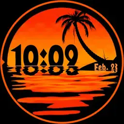 Sunset animated