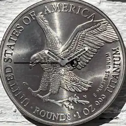 Titanium, American Eagle Rounds, 2021