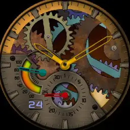 Painted watch