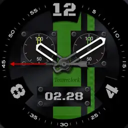 towerclock zold csikos 2