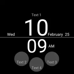 Black with line