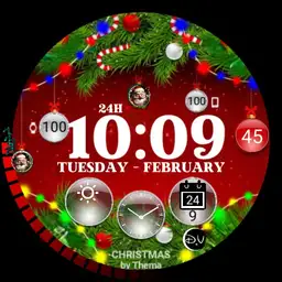 Christmas clock