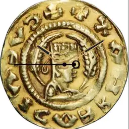 Gold, Axum, Caleb, Half Aureus, 520 CE