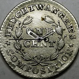 Cupronickel, U.S., Feuchtwanger Cent, 1837