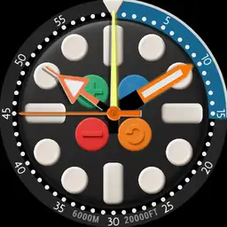 Brute ALARMTIMER Special Diver With Decrasing Timer Field Watch Lume