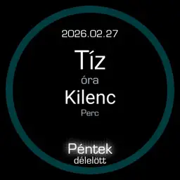 Hungarian Watch 1.0 Blue simple