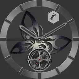 Grey Butterfly Tourbillon