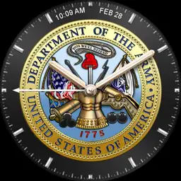 US Army Chrome and Gold