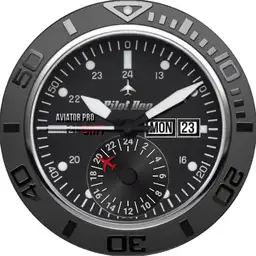 Pilot Dog Aviator Pro GMT Analog - Digital Chrono 13