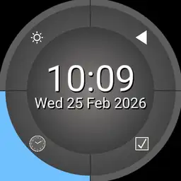 Four tab watch