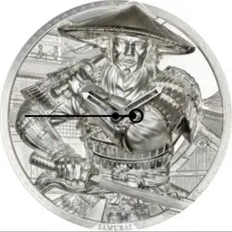 Silver, Samurai, Cook Islands, 2025, 599 dollars