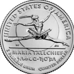 Cupronickel, Womens Quarters, Maria Tallchief, 2023