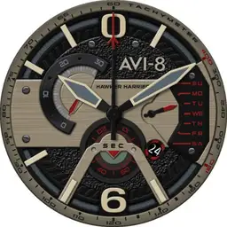 AVI-8 HAWKER HARRIER II DUAL RETROGRADE CHRONOGRAPH