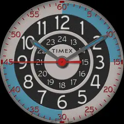 Timex Sprite Blue Black Dial C.1971