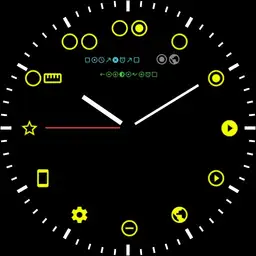 Materials design icons analog clock