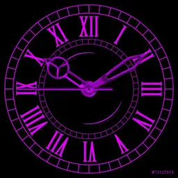 Roman watch with two face