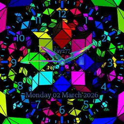 psychedelic cubes in motion.
