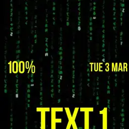 Animated Matrix Code BGC