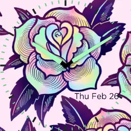 Colorful Rose Watch