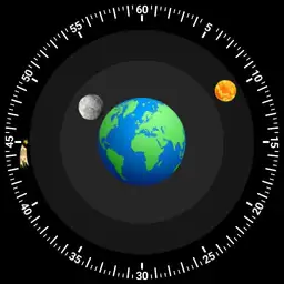 Brute ASTROLABIA Minimalistic Geocentric Space Astronomy Watch