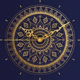 Mandala Gold/Blue