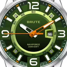 Brute NAVIFORCE Diver Military Field Watch Lume