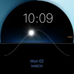 Moon, Sun, Wind and battery