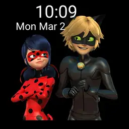 dodi, ladybug and cat noir