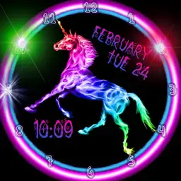 neon unicorn