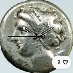 Silver Didrachm of Greek Neapolis/Naples, 275-250 BCE