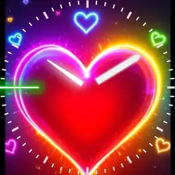 neon heart